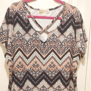 Dress or Tunic Chevron pattern.